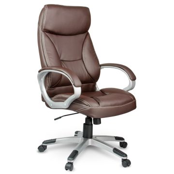 Sofotel EG-223 barna bőr irodai szék