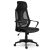 Praga irodai szék mikrohálós anyaggal - fekete