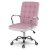 Benton szövet irodai szék, rózsaszín és fehér