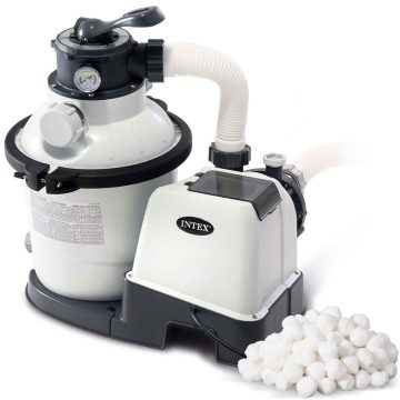   Homokszűrő szivattyú + szűrőgolyók 5700 l/h INTEX 26644