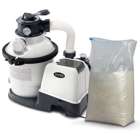 INTEX 26644 homokszűrő szivattyú 5700 l/h + 25 kg homok