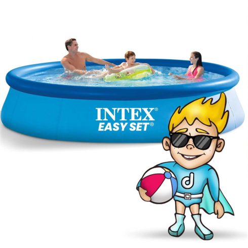 INTEX 28132 4 az 1-ben 366 x 76 cm-es vázas medence