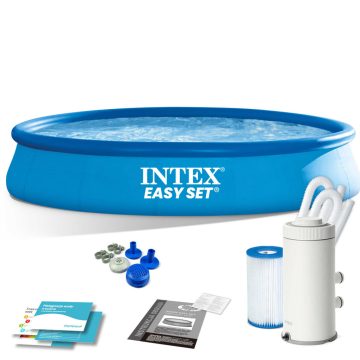 INTEX 28158 457 x 84 cm 9 az 1-ben keretes medence