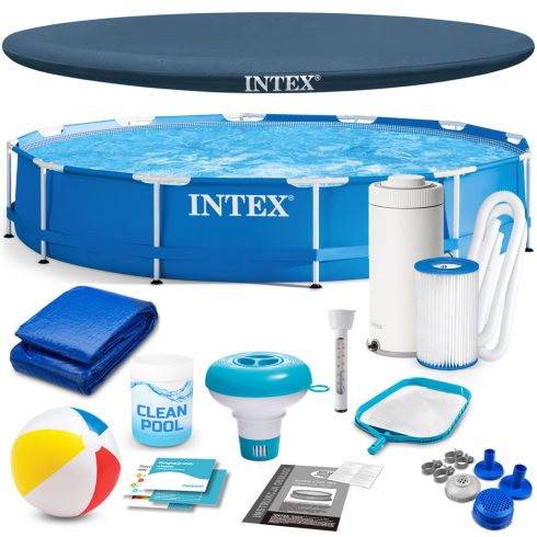 366 x 76 cm 16 az 1-ben INTEX 28212 keretes kerti medence