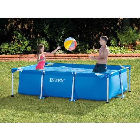 INTEX 28271 2 az 1-ben keretes kerti medence, 260 x 160 x 65 cm