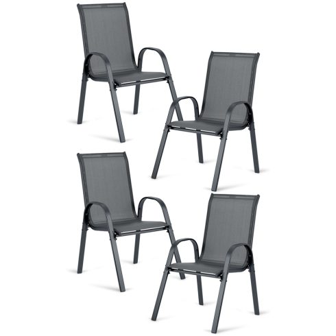 Sofotel SO-980 textil kerti székek, 4 db-os készlet