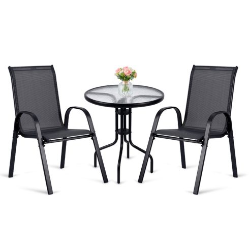 Kerek kerti asztal és 2 kerti szék készlet Sofotel SO-981