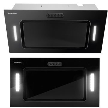 52 cm-es fekete szekrény alatti páraelszívó BE-52A