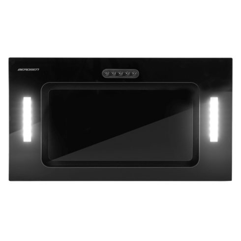 52 cm-es fekete szekrény alatti páraelszívó BE-52A