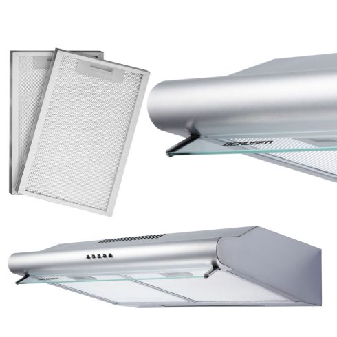 Szekrény alá szerelhető páraelszívó - 50 cm-es elszívó Berdsen BE-10-A INOX