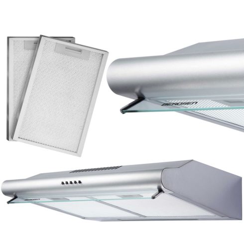 Szekrény alá szerelhető páraelszívó – 60 cm-es elszívó Berdsen BE-10-A INOX