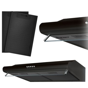   Szekrény alá szerelhető páraelszívó - 60 cm-es elszívó Berdsen BE-10-A fekete