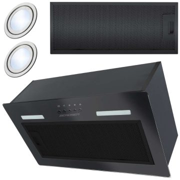 52 cm-es fekete szekrény alatti páraelszívó BT-236