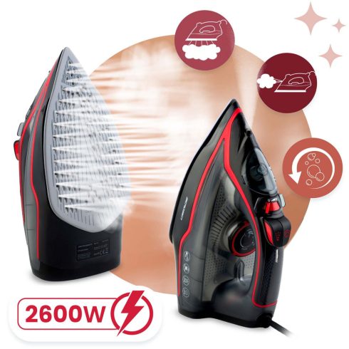 Gőzölős vasaló 2600W Berdsen BD-331 kerámia bevonat függőleges működés