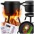 Kivehető öntöttvas üst 8l-es fazék + serpenyő grill BD-480 348000