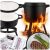 Zománcozott öntöttvas edény, 8l álló edény + grillserpenyő BD-480 348010