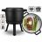   Zománcozott öntöttvas edény, 8l álló edény + grillserpenyő BD-480 348010