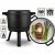 Zománcozott öntöttvas edény, 8l álló edény + grillserpenyő BD-480 348010