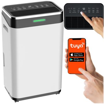   Kompresszoros légszárító - nedvességelnyelő 25 l/24 óra, Berdsen BD-533 higrosztát, fehér