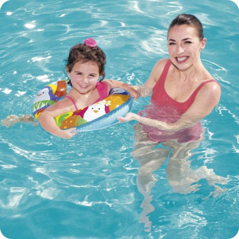 Strandgyűrű úszáshoz Sea Adventures for Children Bestway 36113 delfin