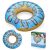 Felfújható strandúszógyűrű kék ​​Donut 107cm BESTWAY