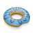 Felfújható strandúszógyűrű kék ​​Donut 107cm BESTWAY