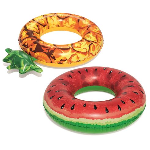 Fruit 2 mintás úszógyűrű Bestway 36121 ananász