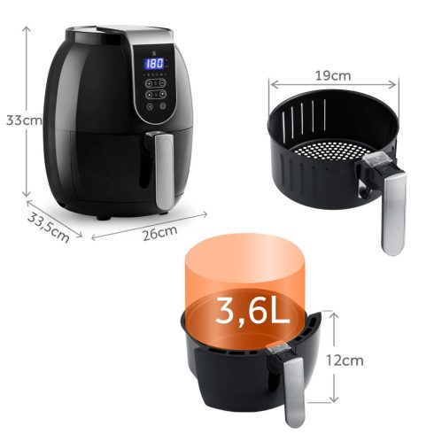 Olajmentes sütő Légsütő 3,6 l Berdsen BD-651