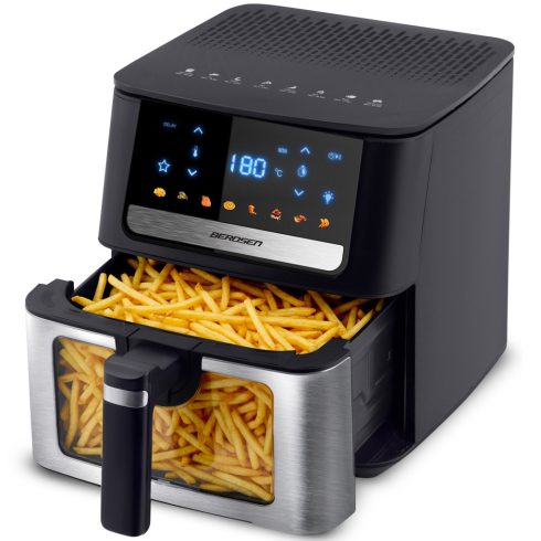 Olajmentes sütő Légsütő 6,5 l Berdsen 1700 W BD-655 fekete