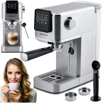 Berdsen BD-770 20 bar dugattyús kávéfőző, ezüst
