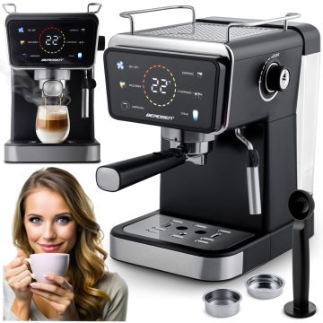 Berdsen BD-771 20 bar dugattyús kávéfőző, fekete