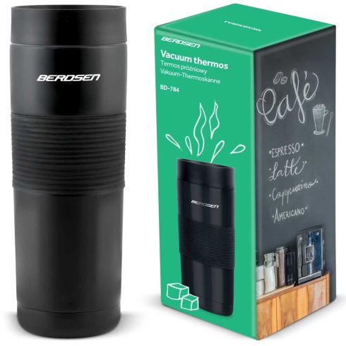 Vákuumos termosz 590 ml BD-784 fekete