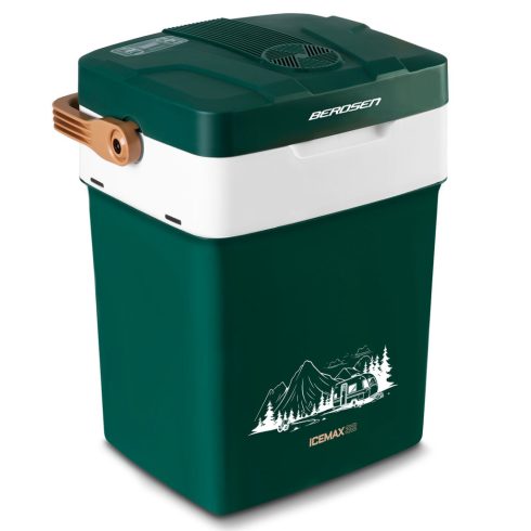 Berdsen Icemax 29 literes hordozható hűtőszekrény ECO üzemmóddal – zöld