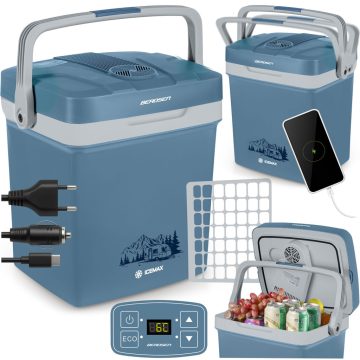   Berdsen Icemax turista hűtőszekrény 26 literes ECO mód - kék