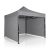 Kerti pavilon 3 fal 3 x 3 m szürke Plonos