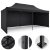 Kerti pavilon 3 fal 3 x 6m fekete Plonos