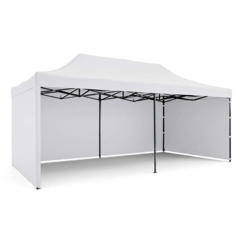 Kerti pavilon 3 fal 3 x 6m fehér Plonos