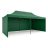 Kerti pavilon 3 fal 3 x 6m zöld Plonos