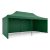 Kerti pavilon 3 fal 3 x 6m zöld Plonos