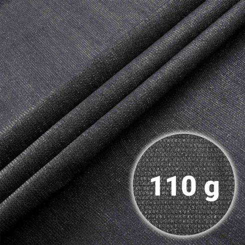 Árnyékoló háló 1,5x50m 110g/m² + 50 kapcsok, szürke