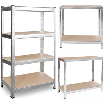 Fém raktári polc 150 x 75 x 30 Plonos 470000
