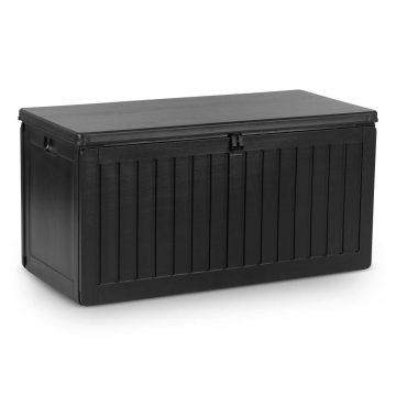 Kerti doboz 109 x 51 x 55 cm 270 liter fekete
