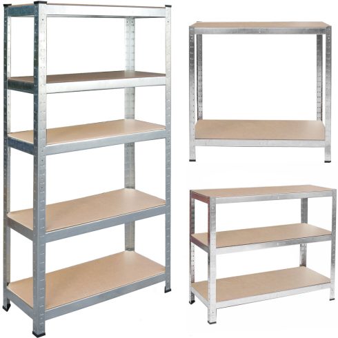 Fém raktári polc 150 x 75 x 30 cm Humberg HR-810