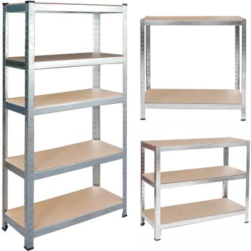 Fém raktári polc 180 x 90 x 40 cm Humberg HR-812