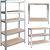 Fém raktári polc 180 x 90 x 40 cm Humberg HR-812