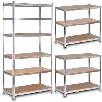 Fém tárolóállvány 222 x 110 x 50 cm Humberg HR-815