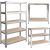 Fém raktári polc 150 x 75 x 30 cm Humberg 4840