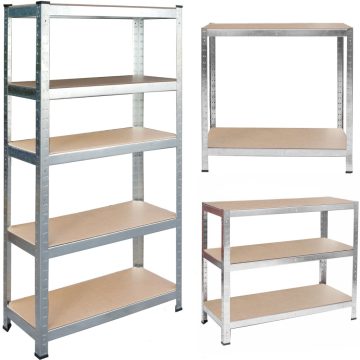 Fém raktári polc 180 x 90 x 30 cm Humberg 4843