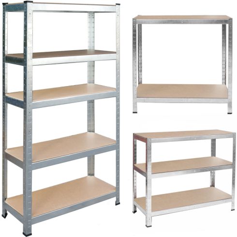 Fém raktári polc 180 x 90 x 30 cm Humberg 4843