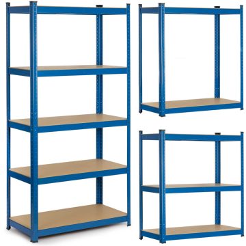 Fém raktári polc 180 x 90 x 40 cm Humberg 4848